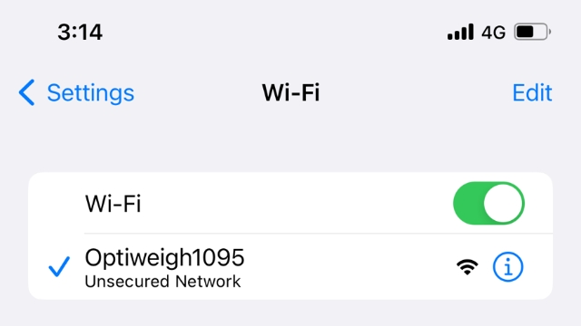 <p>Connect to unit wifi</p>