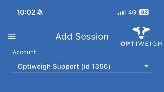 <p>Use the Optiweigh App or web portal to start a weighing session.</p>
<p>(In future each time you change mobs or groups of cattle start a new session)</p>