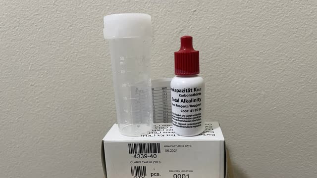 <p>Using the Claris test kit part #433940</p>
