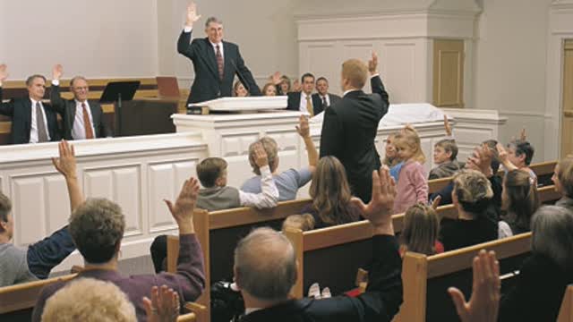 <p>After a name is sustained in high council, the high councilor assigned to the ward / branch presents the name of the individual for sustaining in sacrament meeting.</p>