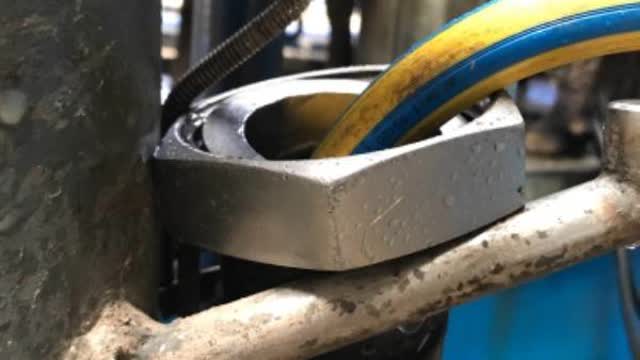 <p>Go to wash hose area and ensure the sensor is pushed in by wash hoses - here the sensor is at the top of the photo.</p>