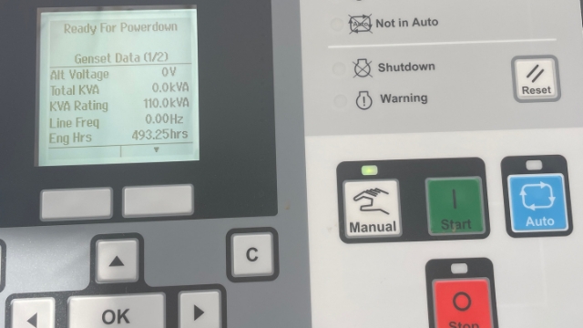 <p>Hit manual till green light comes on and press start</p>