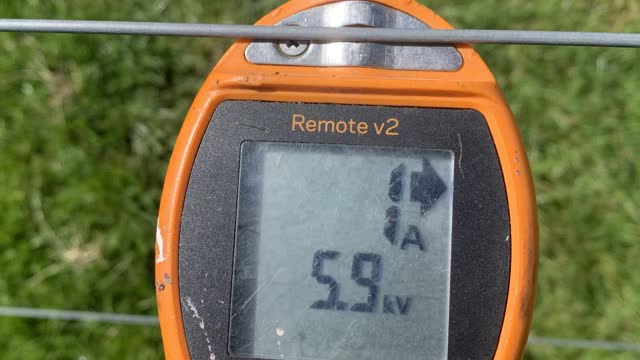 <p>The fence tester will show you 2 readings.
KW ( or kilowatts ) tells you how much <strong>power</strong> is in the fence.
A ( or amps ) show up when there is a <strong>short or fault</strong>.
The tester will also point to the direction of the short.</p>