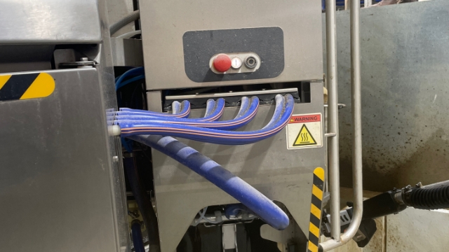 <p>Press white button this gives power back to the robot.</p>