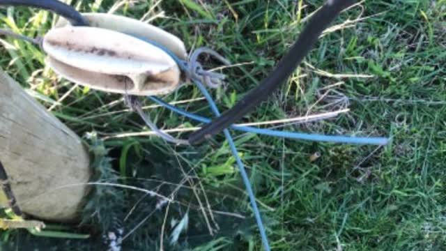 <p>Put new wire through bullnose and fold it back on itself</p>