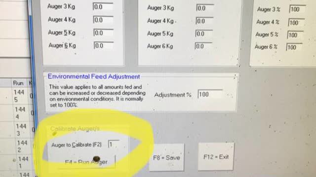 <p>Select which auger you’d like to calibrate. Either feed head 1 or 2.</p>
