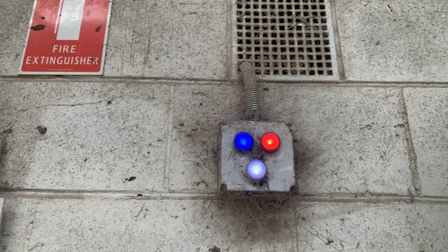 <p>Make sure these lights are on after you flick the switch to the main supply.</p>