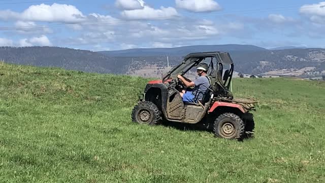 <p>Farm vehicles and equipment are dangerous if not used correctly.
Don’t use unless you have been trained in correct use AND the vehicle is in a safe condition.</p>
