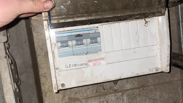<p>Make sure the main isolating switch is ON</p>

