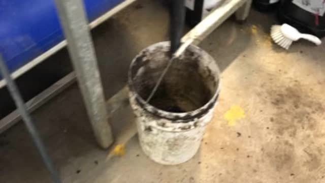 <p>Put bucket back under hot water cylinder</p>
