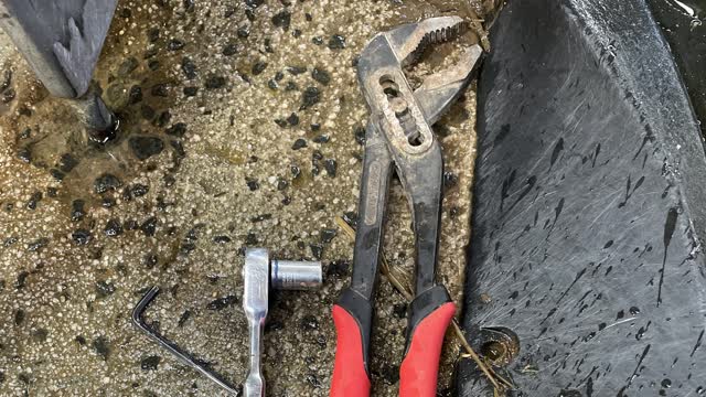 <p>Gather all required tools 10mm socket multi grips and an Allen key</p>
