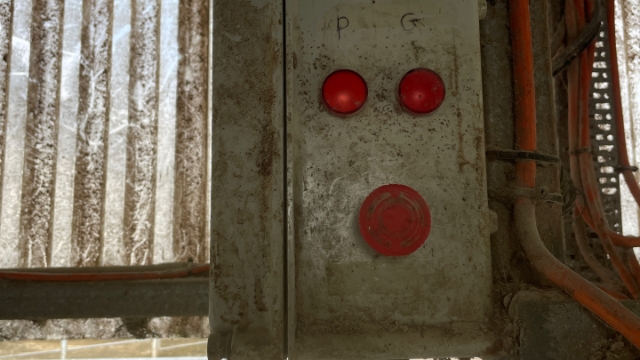<p>Isolated power by pressing the emergancy stop button</p>
