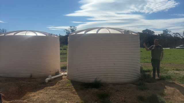 <p>Go behind the tanks at the dairy.</p>