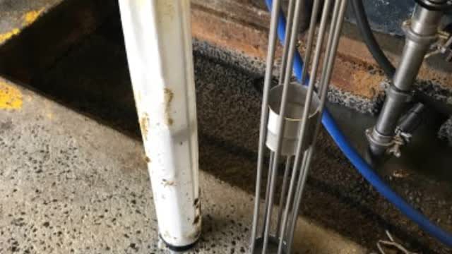 <p>Take filters out of their holder and slide sock filter off their frame place in bin</p>