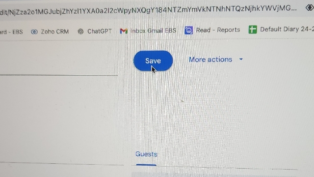 <p>Click Save</p>
