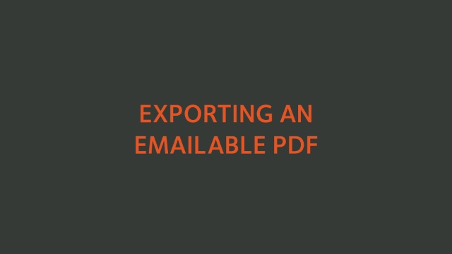 <p>If the map is to large to email export a low res PDF using below process</p>
<p><a href="https://knowby.show/d709106c-88fc-4f04-abca-8c0826d3a79e">Exporting an Emailable PDF</a></p>