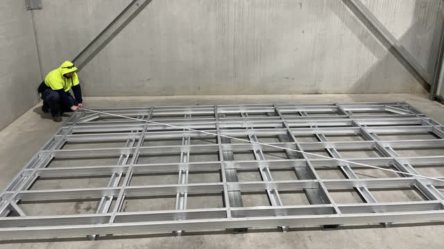 <p>Flip frame 180 degree and insure the frame is still square.</p>
