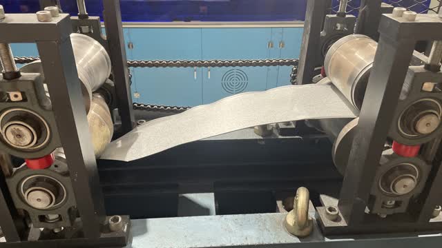 <p>Keep a watchful eye when jogging the coil through the machine as this could happen, if this were to happen, reverse the feed, lift it up and guide it in between the rollers.</p>