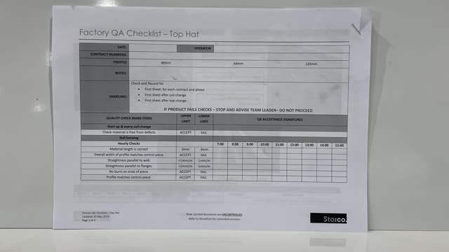<p>Make sure to write in the comment section of your QA sheet that you have done a coil change.</p>