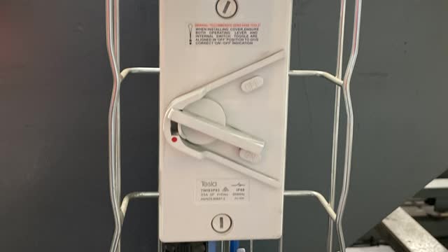 <p>Make sure the main isolator switch is On.</p>