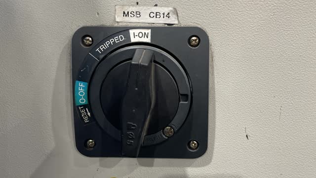 <p>Turn the main isolater switch (power switch) to On.</p>
