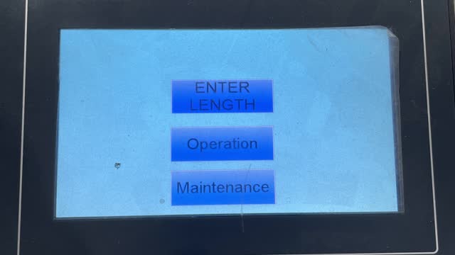 <p>Press the blue Enter Length button.</p>