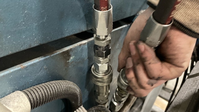 <p>Unplug the hydraulics.</p>