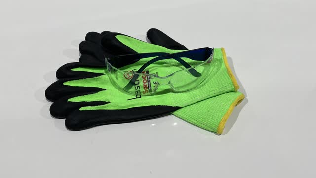 <p>Personal Protective Equipment (PPE). Gloves and Safety Glasses. If you don’t already have a pair of gloves or safety glasses, please see the store person.</p>