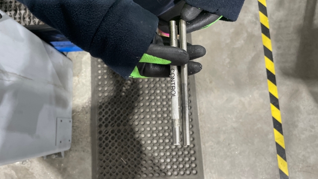 <p>After cutting the first piece, measure it against your control piece to make sure they are the same size. Approve on the QA sheet.</p>