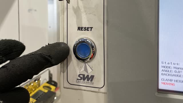 <p>Press the blue Reset button.</p>
