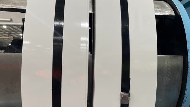<p>Remove tape and/or metal strap by using a grinder or knife.</p>