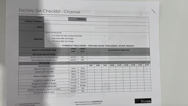 <p>Make sure to write in the comment section of your QA sheet that you have completed a coil change.</p>