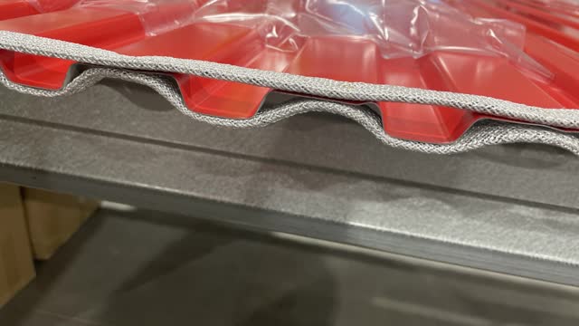 <p>We want this wavy pattern when finished.</p>