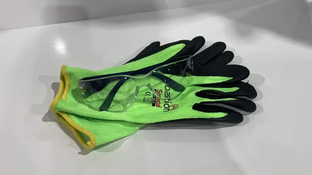<p>Personal Protective Equipment (PPE). Gloves and Safety Glasses. If you don’t already have a pair of gloves or safety glasses, please see the store person.</p>