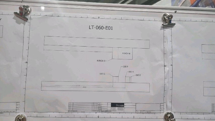 <p>Follow the 'Prima Press Program' knowby, to load required program: Ensure tooling is arranged according to tooling program drawing</p>
