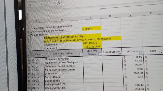 <p>Fill out the highlighted areas. The shipping address can be found in Strumis (contract # - Site Details). The Shipment/ Booking Number can be found in the Booking/ Shipper Confirmation pdf file, and the Container number can be found on the Container Load sheet.</p>
