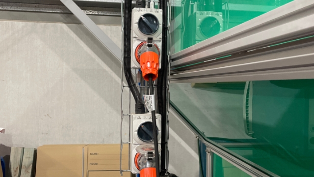 <p>Turn off the two main power switches.</p>
