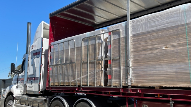 <p>The gates help with securing the load, especially Roller Doors where you wouldn't want them to be strapped down hard to the truck.</p>