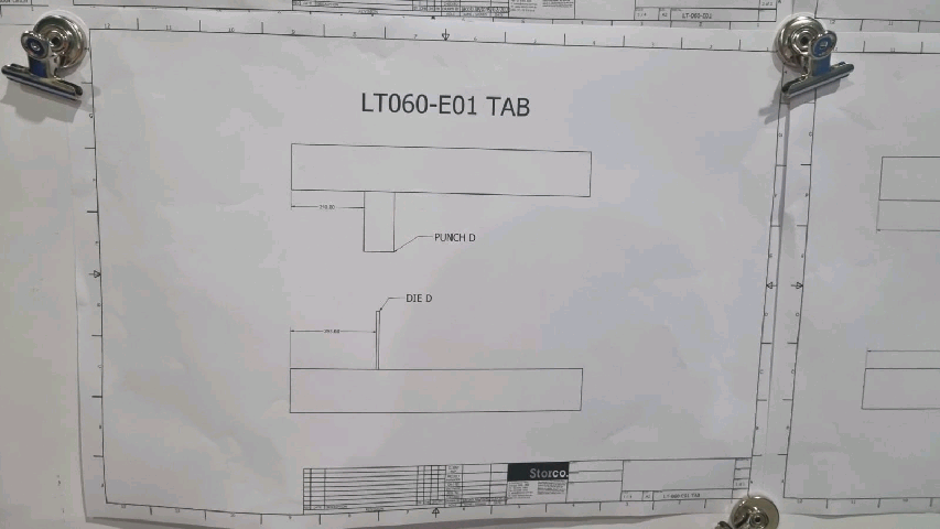 <p>Follow the 'Prima Press Program' knowby, to load required program: Ensure tooling is arranged according to tooling program drawing</p>