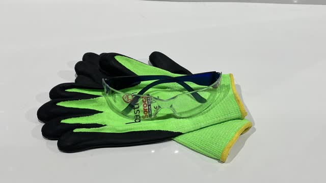 <p>Personal Protective Equipment (PPE). Gloves and Safety Glasses. If you don’t already have a pair of gloves or safety glasses, please see the store person.</p>