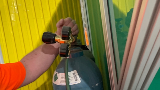 <p>Turn the gas on.</p>