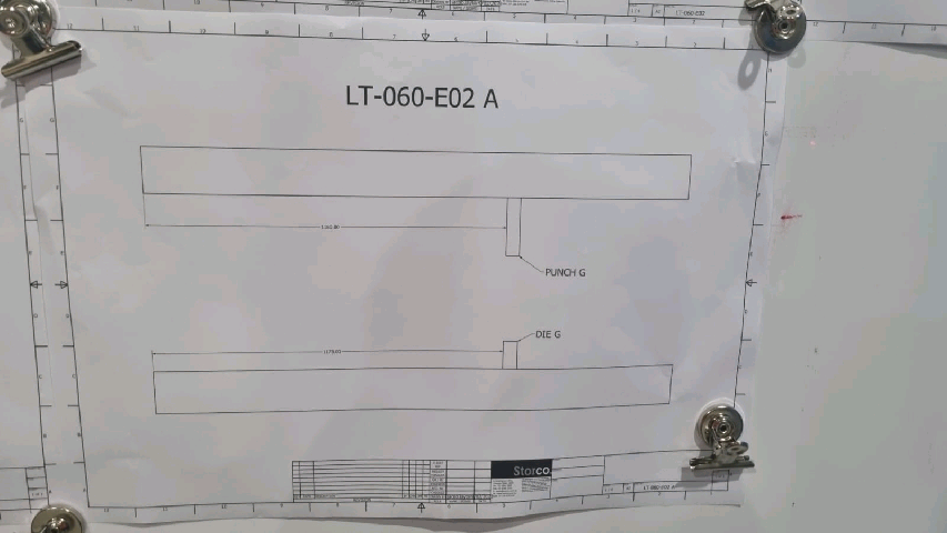 <p>Follow the 'Prima Press Program' knowby, to load required program: Ensure tooling is arranged according to tooling program drawing</p>
