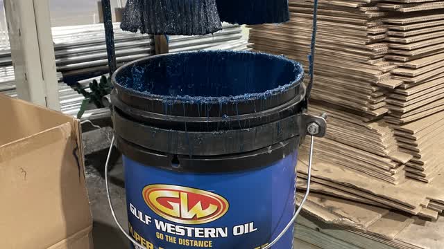 <p>You will need this blue grease to grease the springs on the shaft.</p>