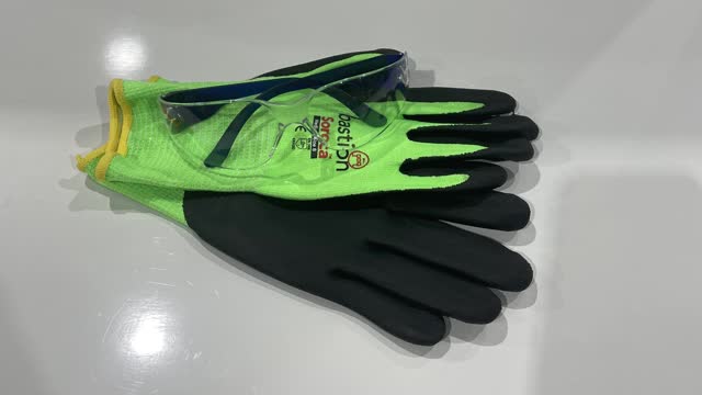 <p>Personal Protective Equipment (PPE). Gloves and Safety Glasses. If you don’t already have a pair of gloves or safety glasses, please see the store person.</p>