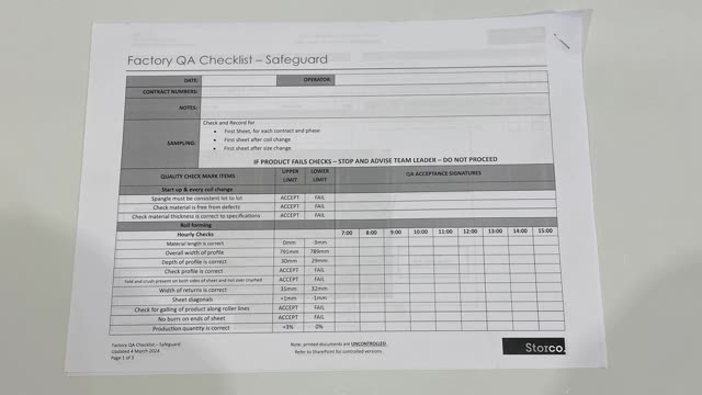 <p>Make sure to write in the comment section of your QA sheet that you have completed a coil change.</p>
