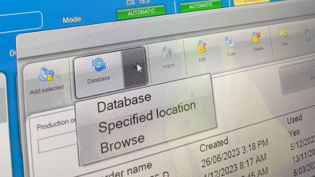 <p>Click on the database button and click the browse button.</p>
