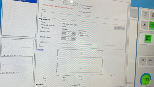 <p>Add in all the information into this page. e.g. how many sheets you need. Have a Quick Look at it to see if the console matches up with the paperwork, if it all matches up then you can proceed.</p>
