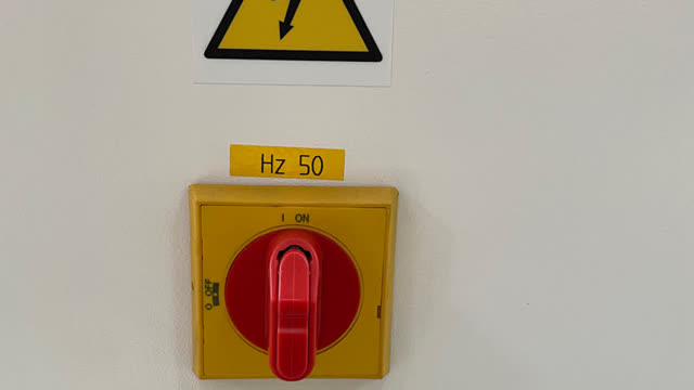 <p>Turn the isolation switch to the on position</p>