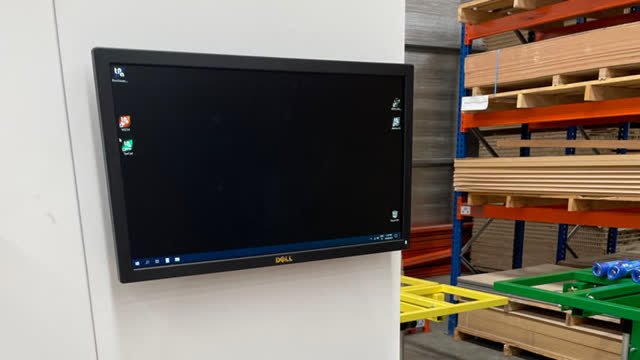 <p>The screen will turn on pull out the keyboard and mouse if needed</p>