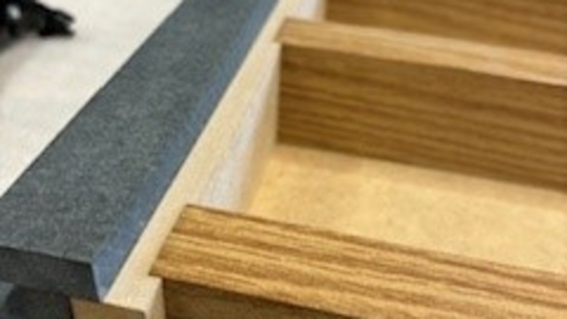 <p>Identify Supabab overhang & secure board to jig to ensure consistent supabab spacing (important for install)</p>